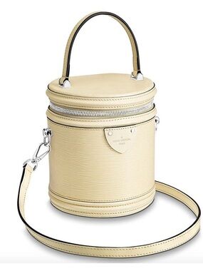 Louis Vuitton Cream Epi Leather 2018 Cannes Bucket Vanity Crossbody Bag